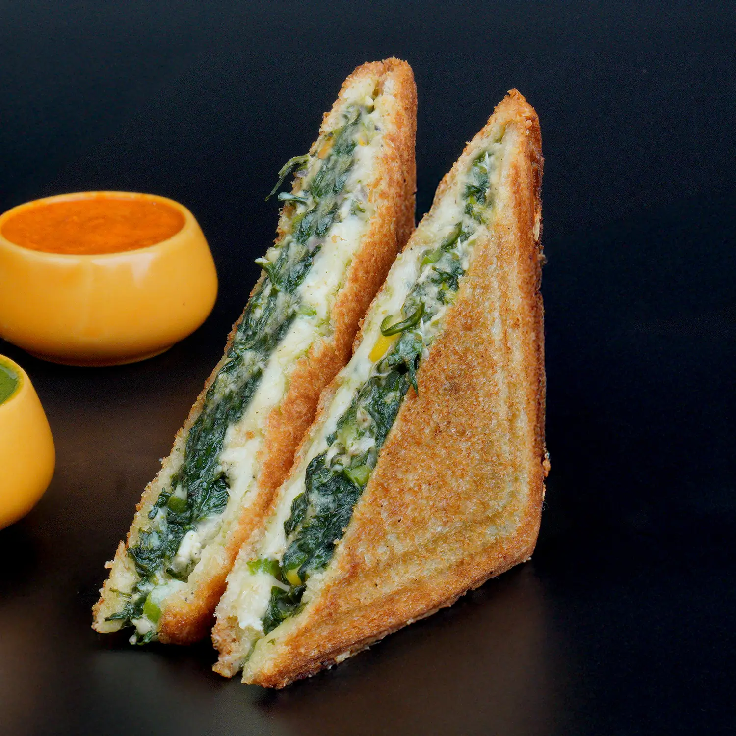 Spinach & Corn Cheese Toast