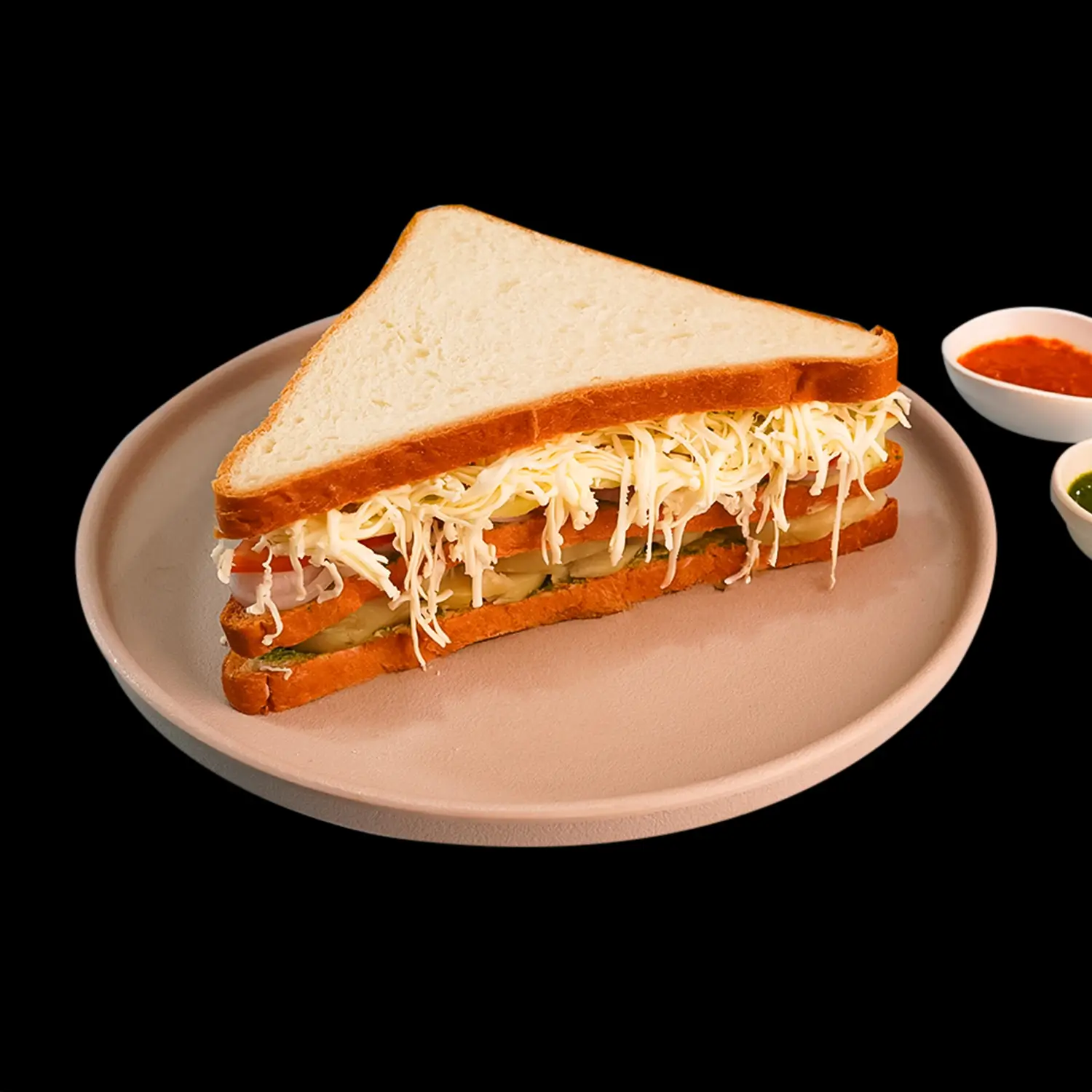 Jumbo Vegetable Cheese Sandwich