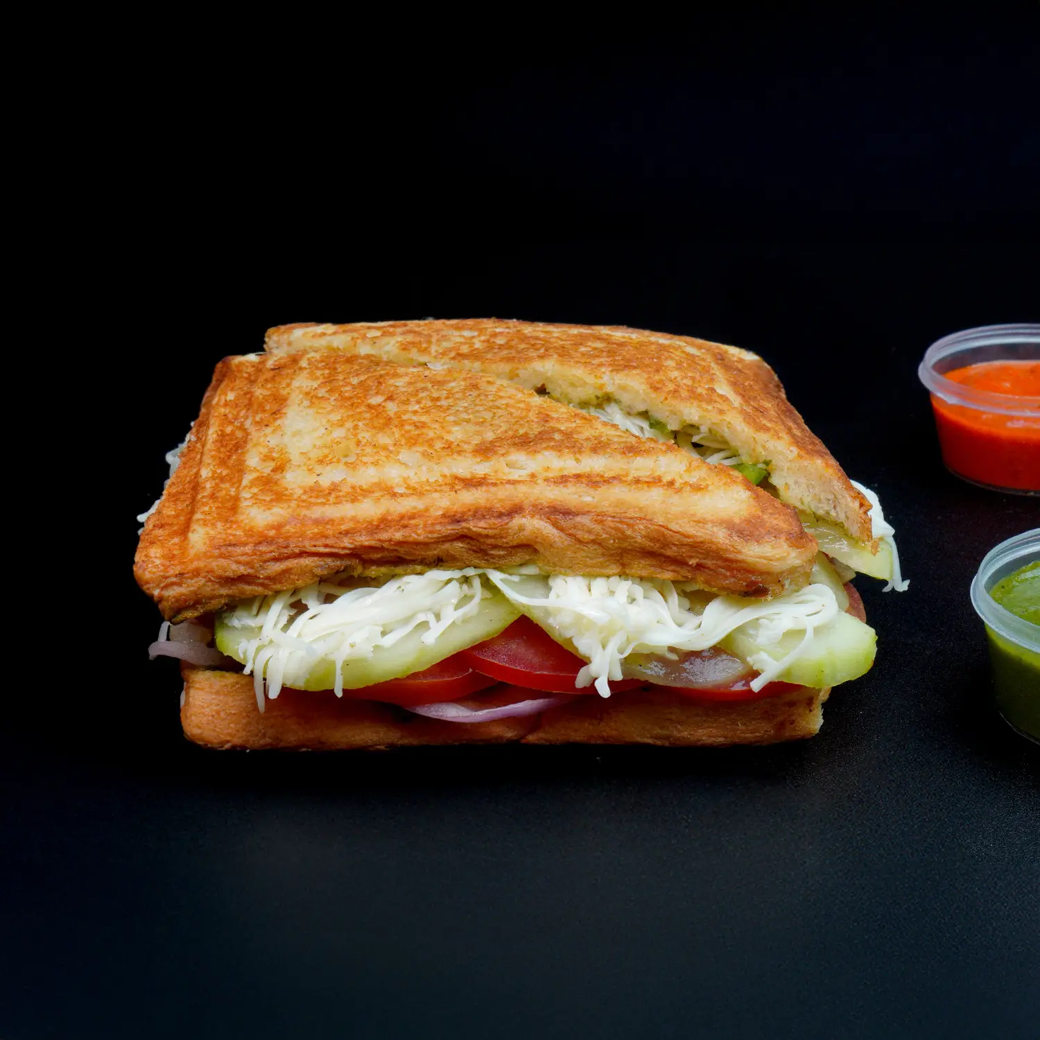 Vegetable Cheese Toast